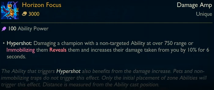 Preseason 11 Horizon Focus