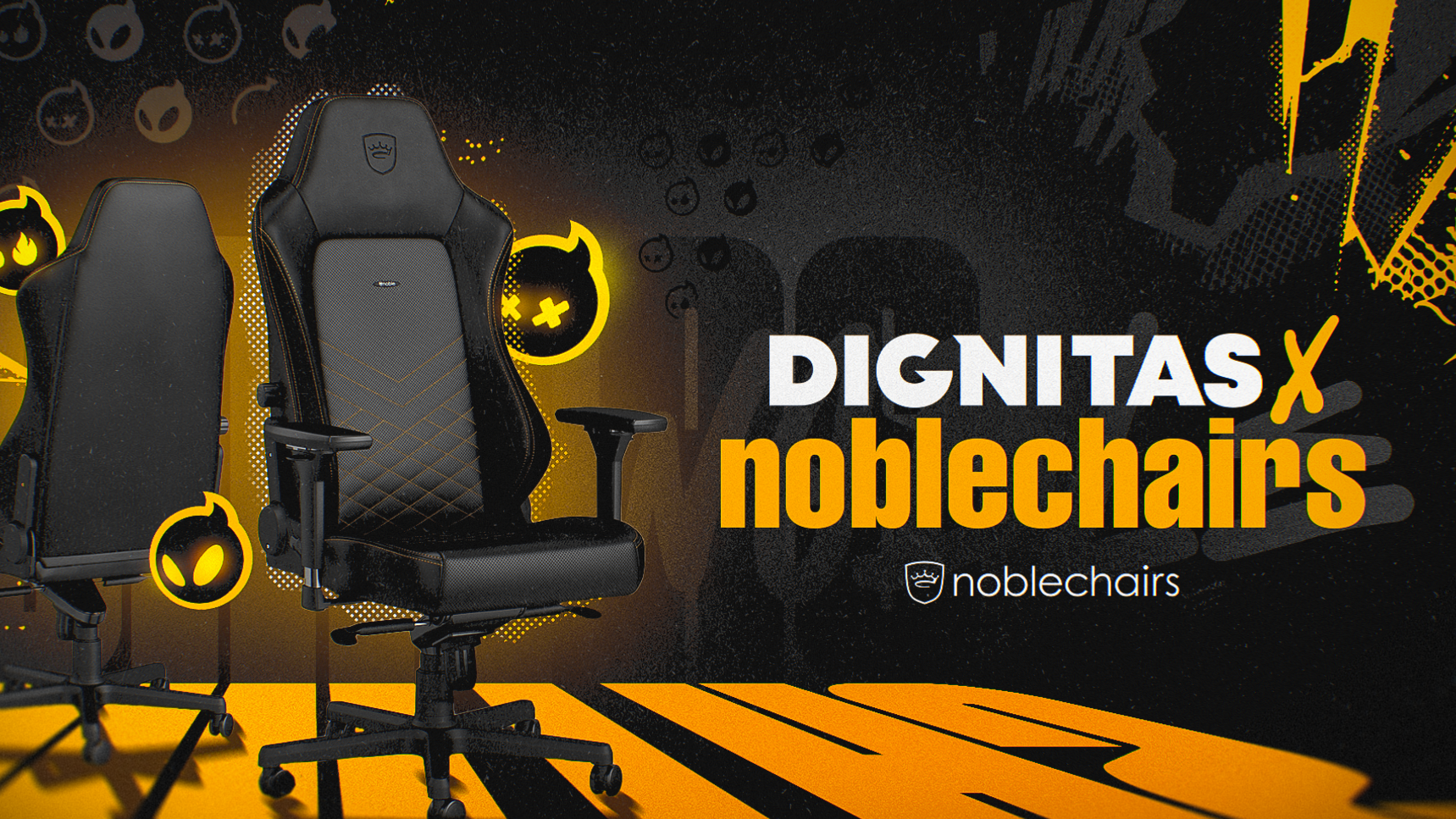 noblechairs NAMED OFFICIAL GAMING CHAIR OF DIGNITAS Dignitas