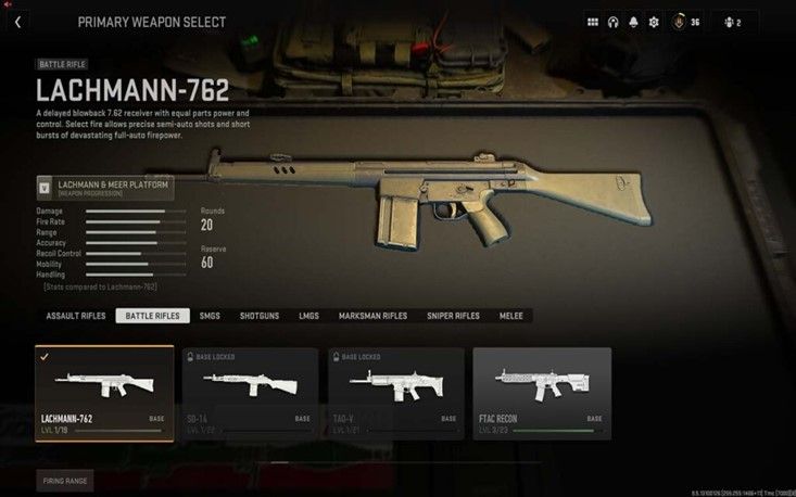 Modern Warfare 2' weapons list — assault rifles, SMGs and more