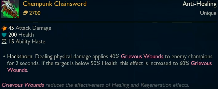 Preseason 11 Chempunk Chainsword