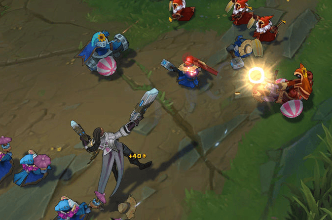 Lucian farming in lane