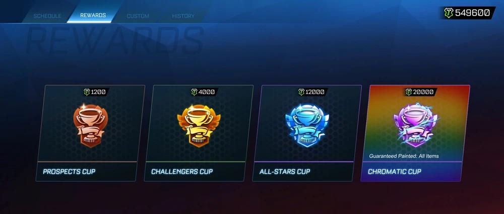 How do you get the diamond tournament in Rocket League?