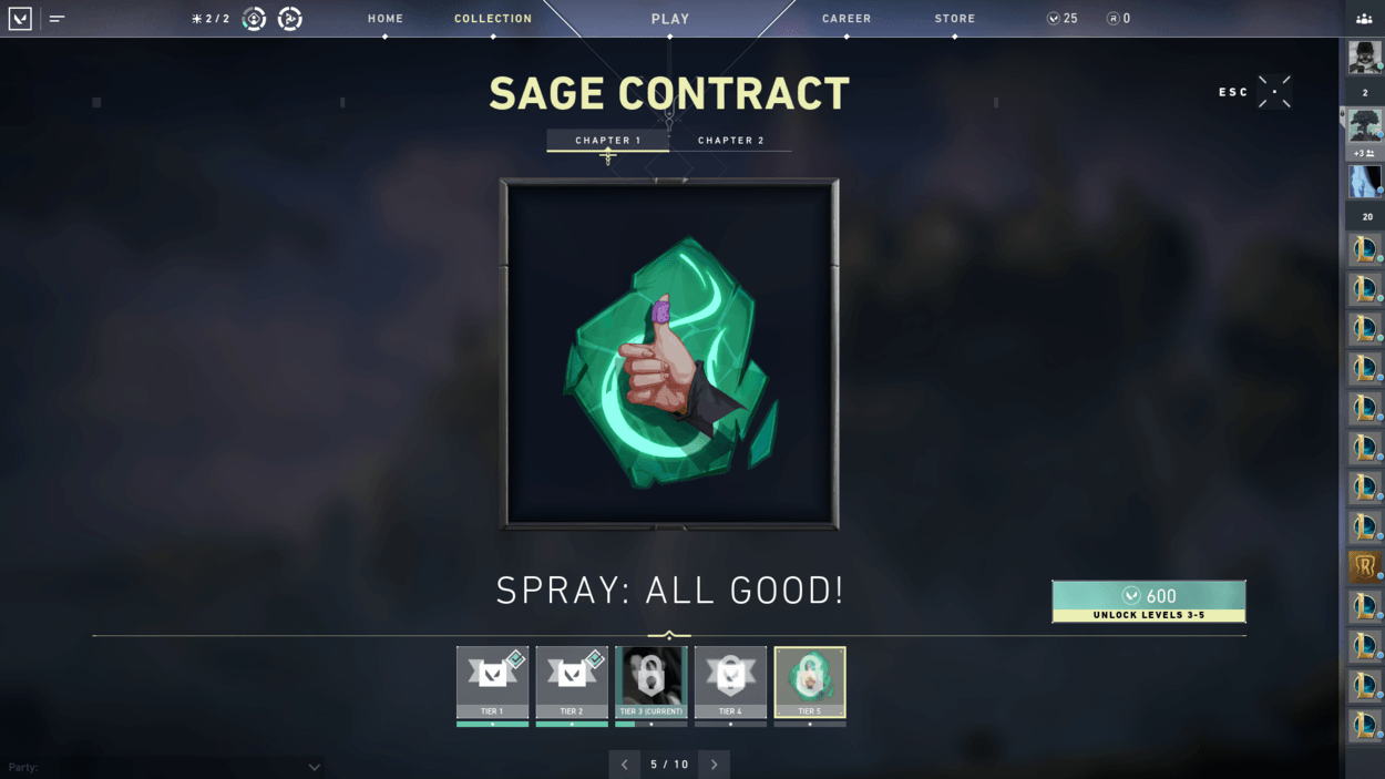 An Overview of All VALORANT Contracts and Agent Rewards | Dignitas