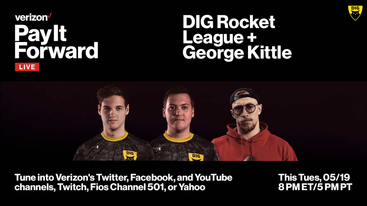 ViolentPanda and Virge team up with George Kittle for Verizon's Pay It Forward LIVE!
