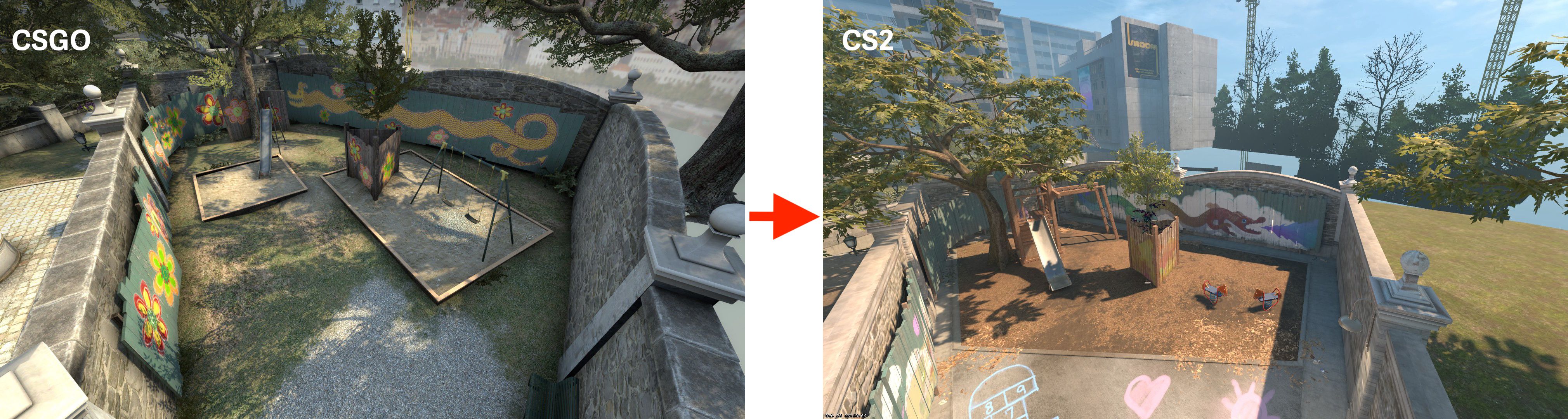 The Key Differences Between the Maps in CS2 and CSGO | Dignitas
