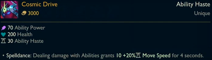 Preseason 11 Cosmic Drive