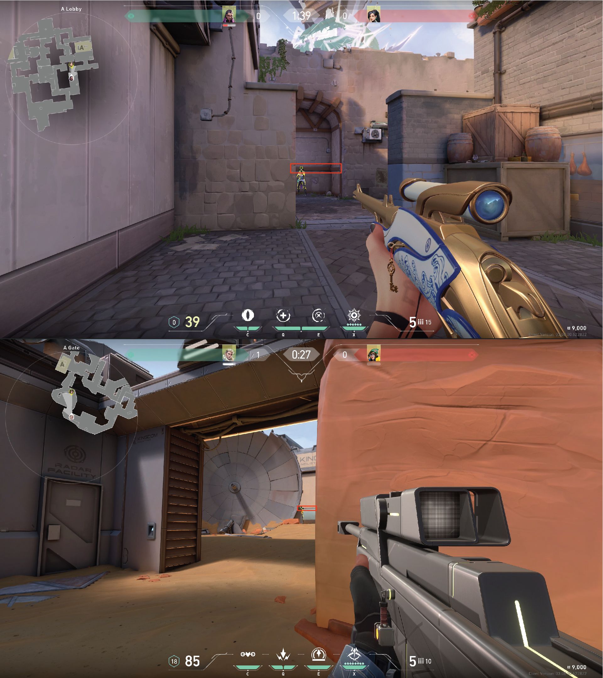 Valorant Map Crosshair Placement