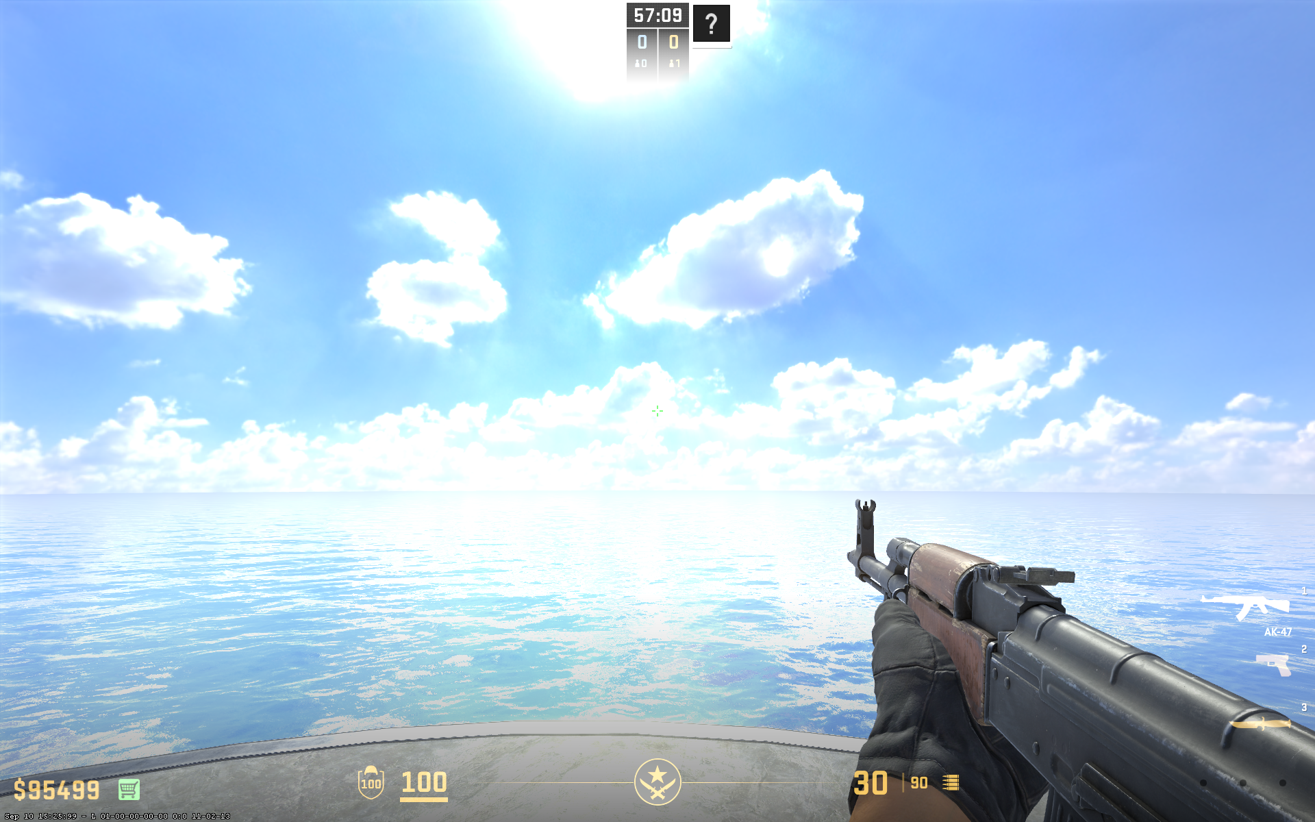 Edited Viewmodel for an AK-47 in CS2