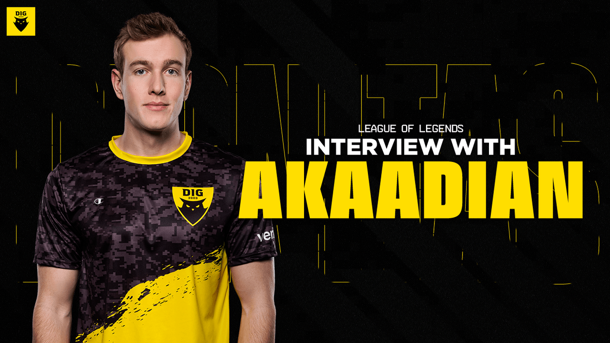Interview with DIG LoL Akaadian: "I want everyone to know that they’re going to see high level play"