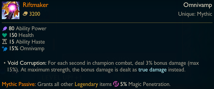 Preseason 11 Riftmaker