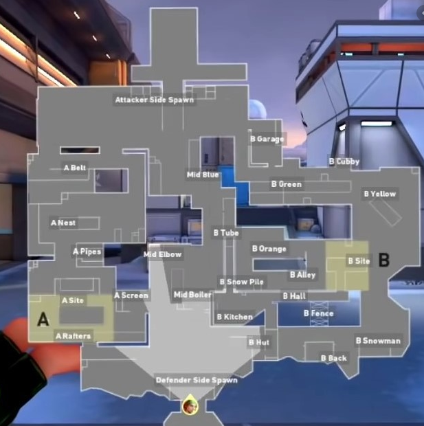 Valorant Pearl map callouts and locations you should know