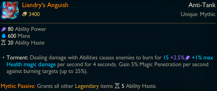 Preseason 11 Liandry's Anguish