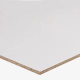 A particleboard panel 9mm White