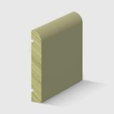 a flat timber fascia board with a small recessed s along one in H3 Primed FJ Pine 190 x 30mm 2.7m