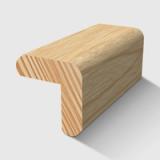 A timber moulding with an L-shaped rebate profile and rounded outer edges in Clear Pine 22 x 22mm 2.4m