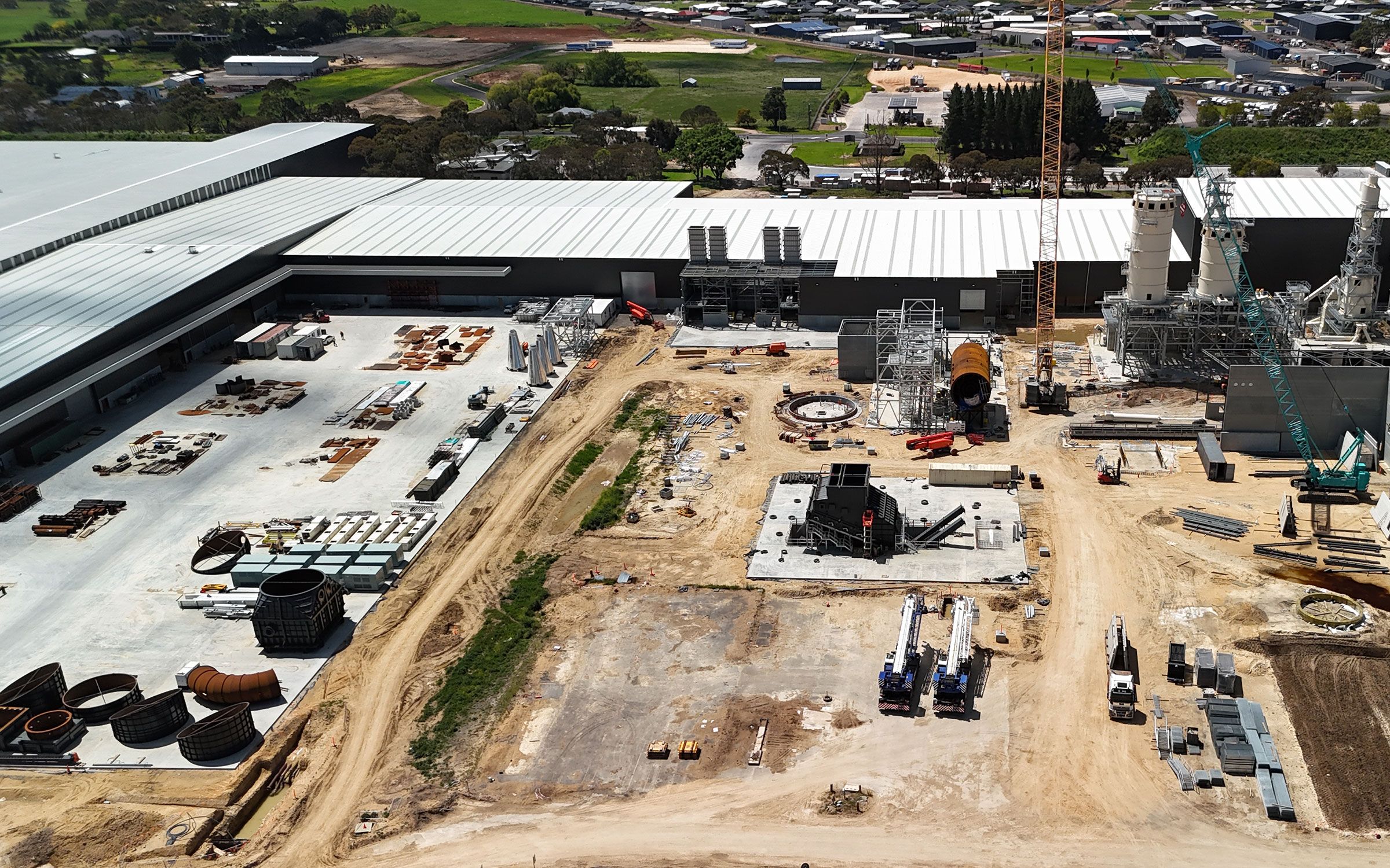 Aerial Shot of Mt. Gambier Facility