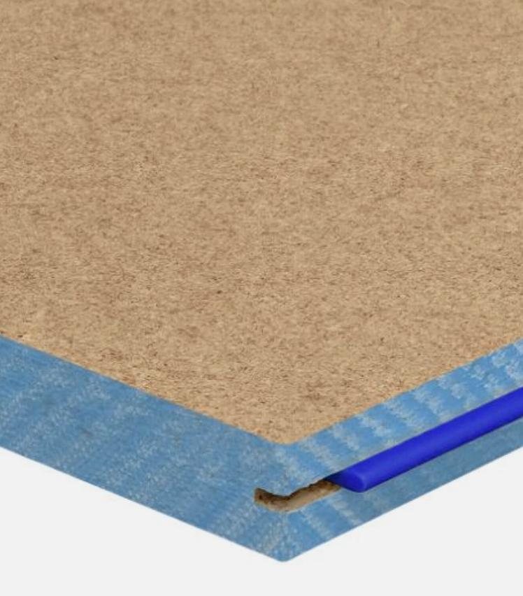 A close-up photo of a corner of a STRUCTAflor® Termite Treated