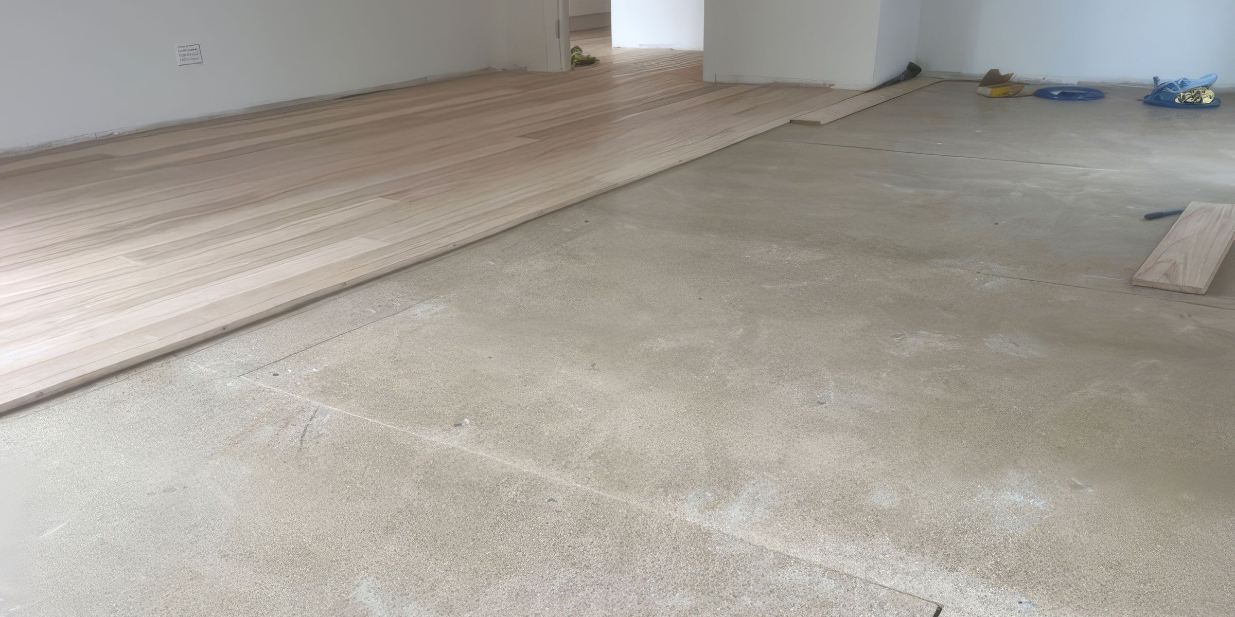 STRUCTApanel® installed under a timber floor in a residential property.