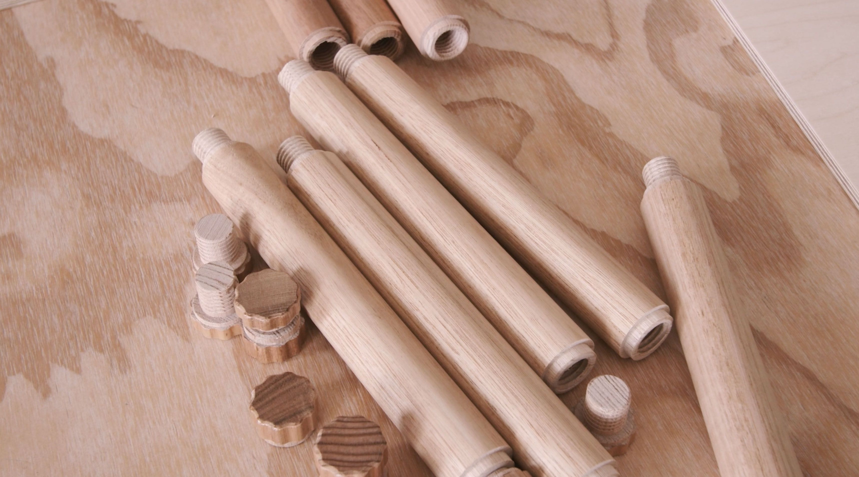 An aerial view of Porta's dowel's being used in Like Butter's products
