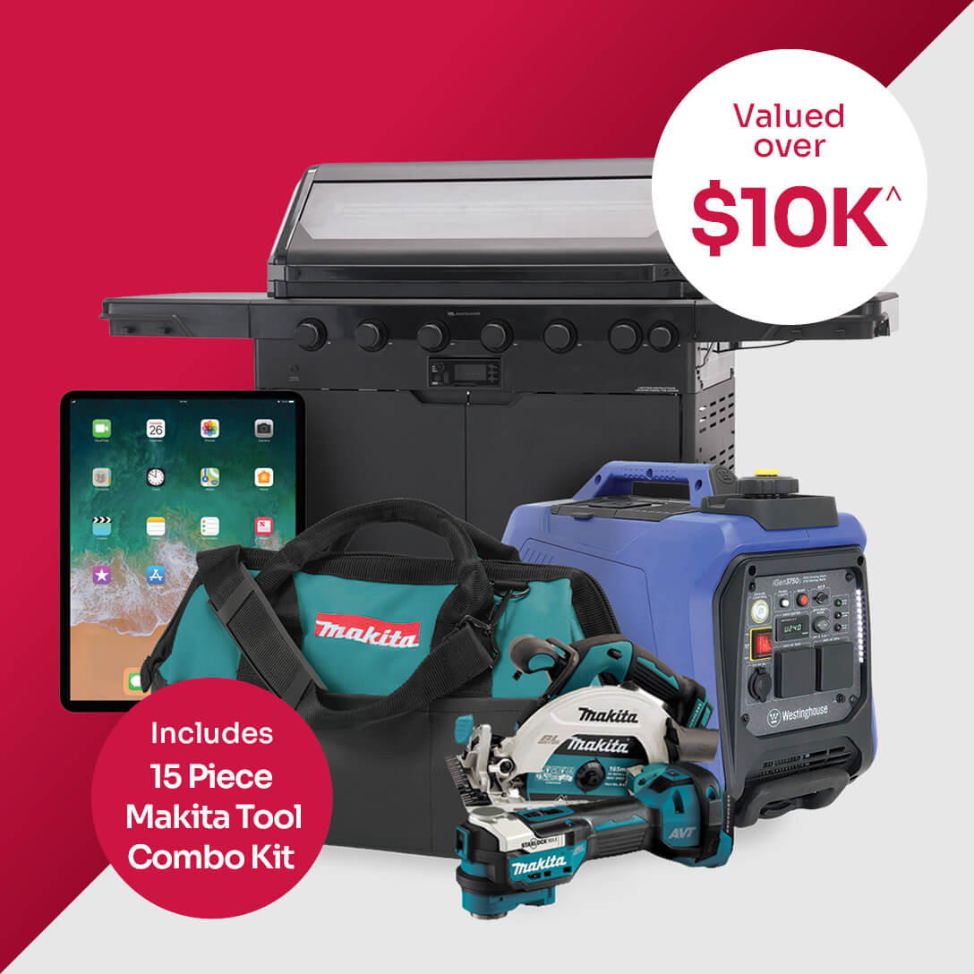 Valued over 10K^ Includes 15 piece Makita Combo Kit