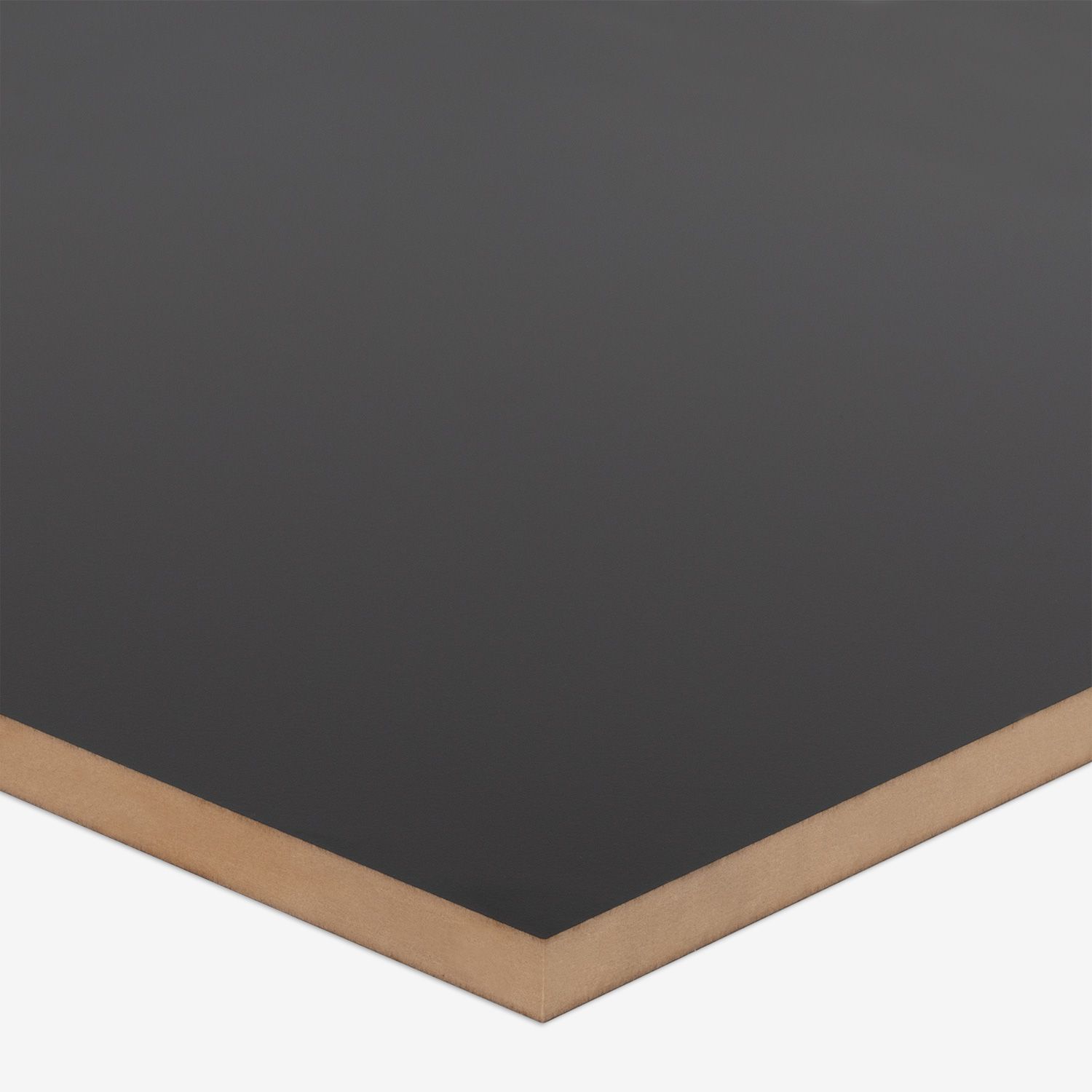 An MDF panel 18mm Black