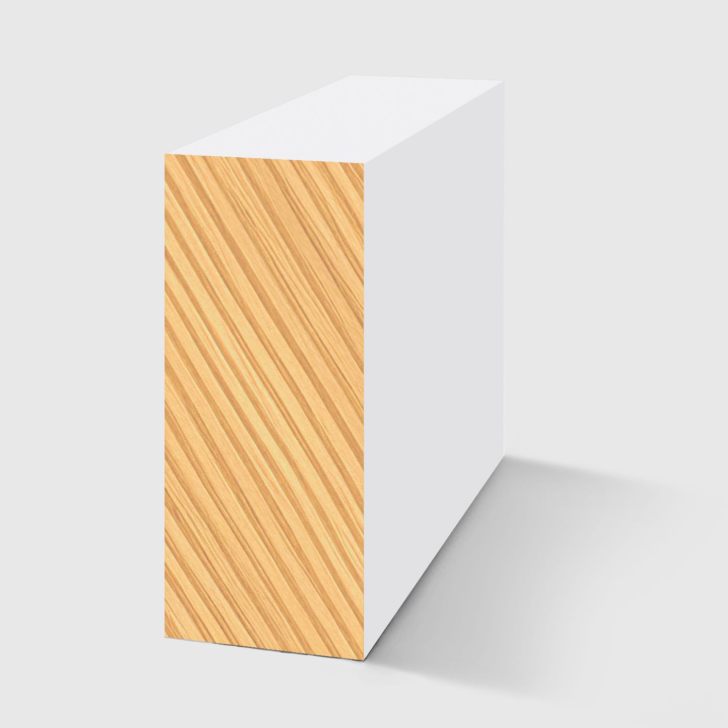 A rectangle timber moulding in primed H3 Primed FJ Pine 42 x 18mm