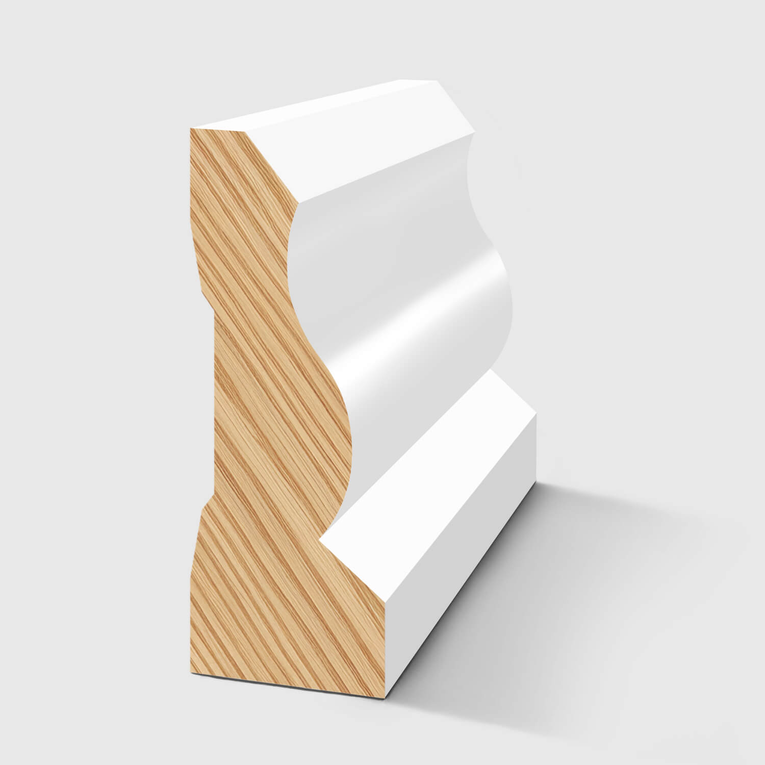 A close-up photo of a Porta Timber Architraves & Skirting - Colonial