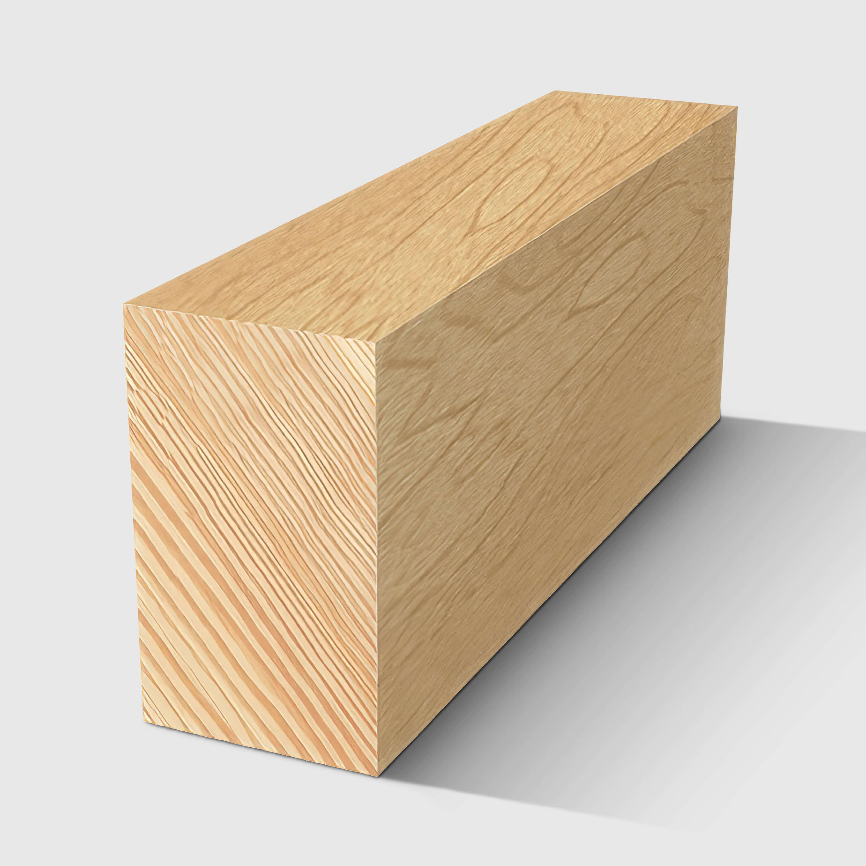 A rectangle timber moulding in Clear Pine 42 x 21mm