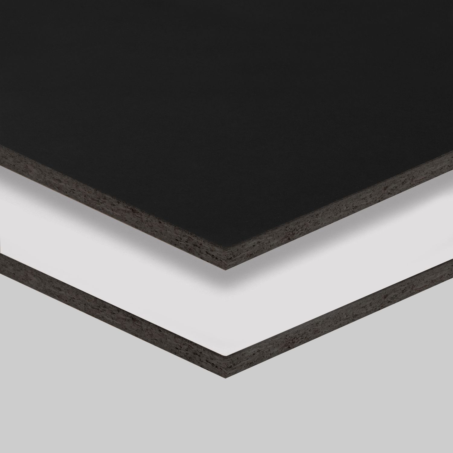 Closeup corner of STRUCTApanel double sided black/white
