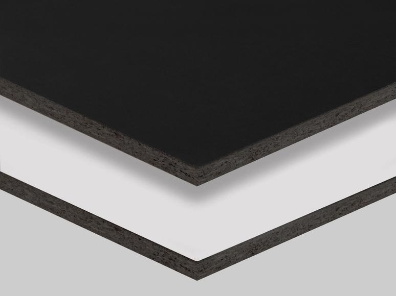Closeup corner of STRUCTApanel double sided black/white