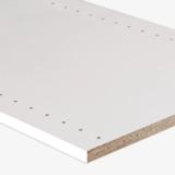 A particleboard panel 16mm White