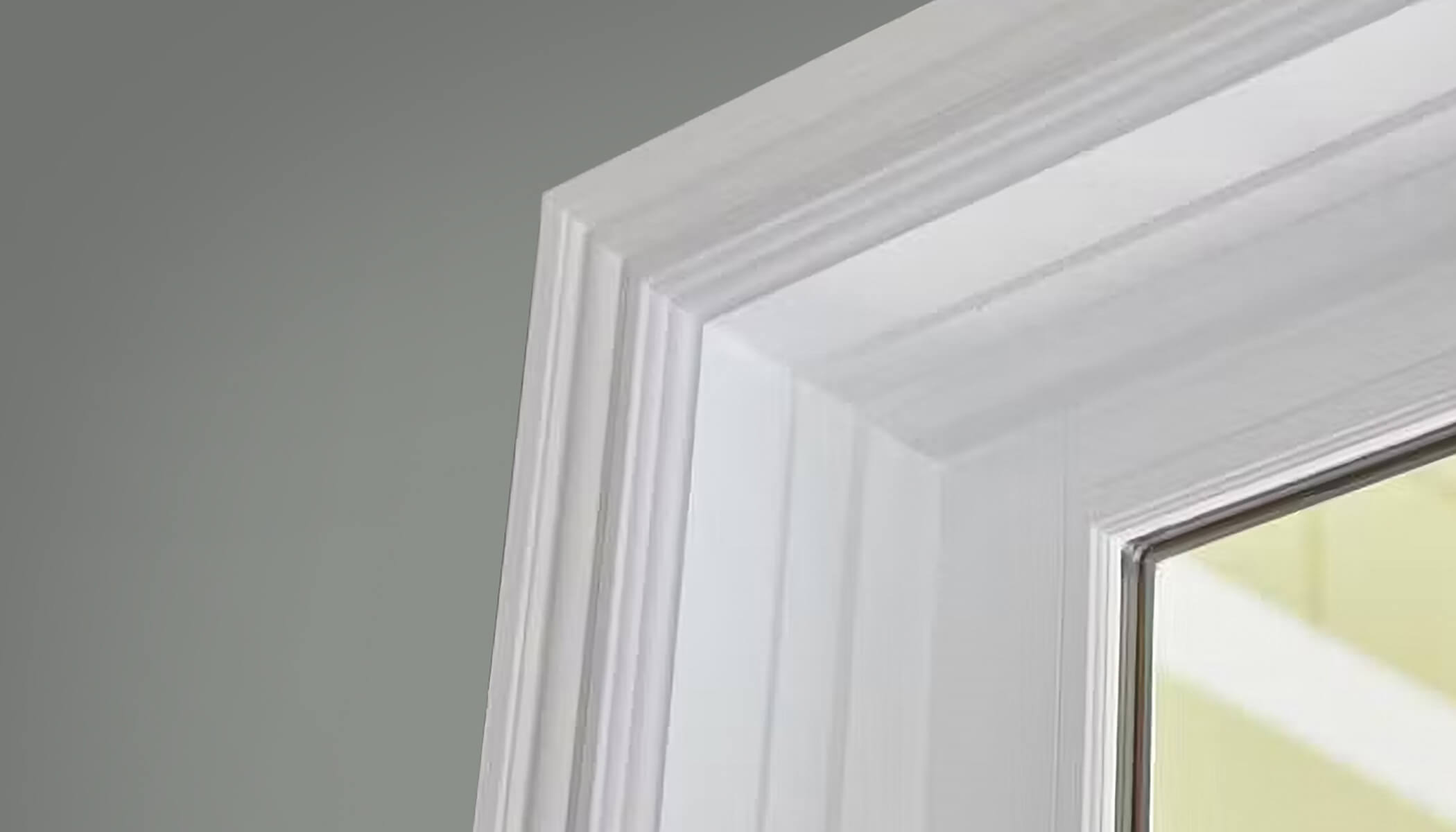 Close up of a window frame