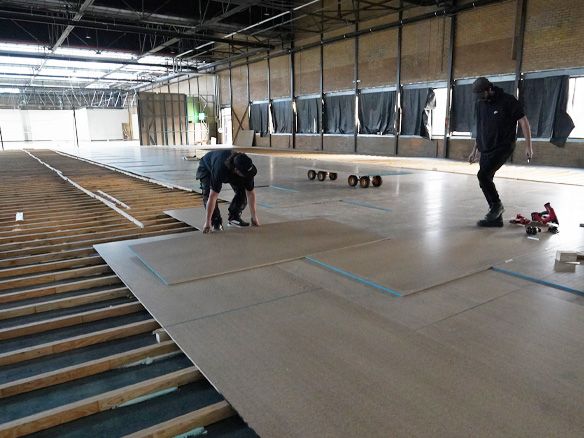 STRUCTApanel® covering a floor frame