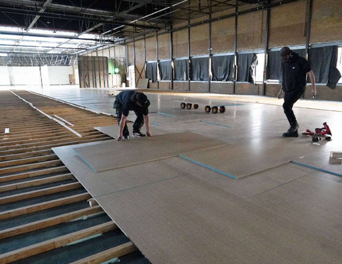 STRUCTApanel® covering a floor frame