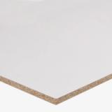 A particleboard panel 12mm White