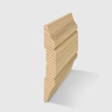 A timber moulding with an ornate concave and convex profile in Clear Pine 65 x 24mm