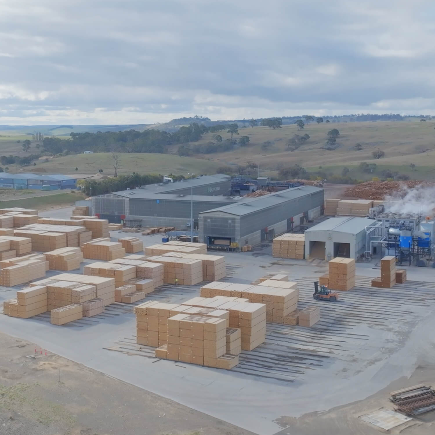 Aerial shot of the Bombala Facility