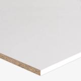 A particleboard panel 16mm white