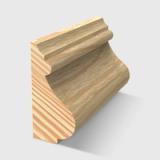A timber moulding with an ornate concave and convex profile in Clear Pine 31 x 15mm 2.4m