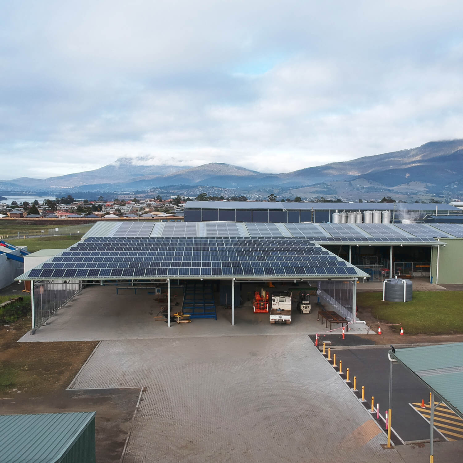 Aerial shot of the Bridgewater Facility