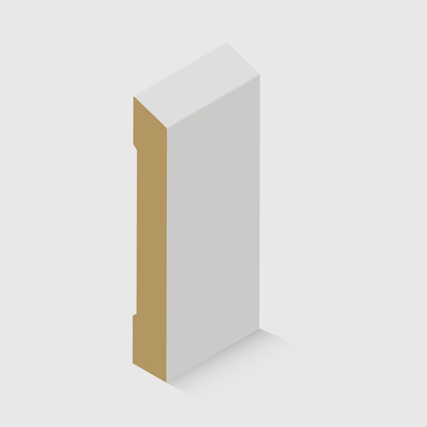 A detailed, beveled timber moulding in MDF Not Applicable 140 x 18mm