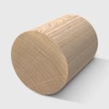 A cylindrical timber dowel in Tasmanian Oak 43 x 43mm 1.2m
