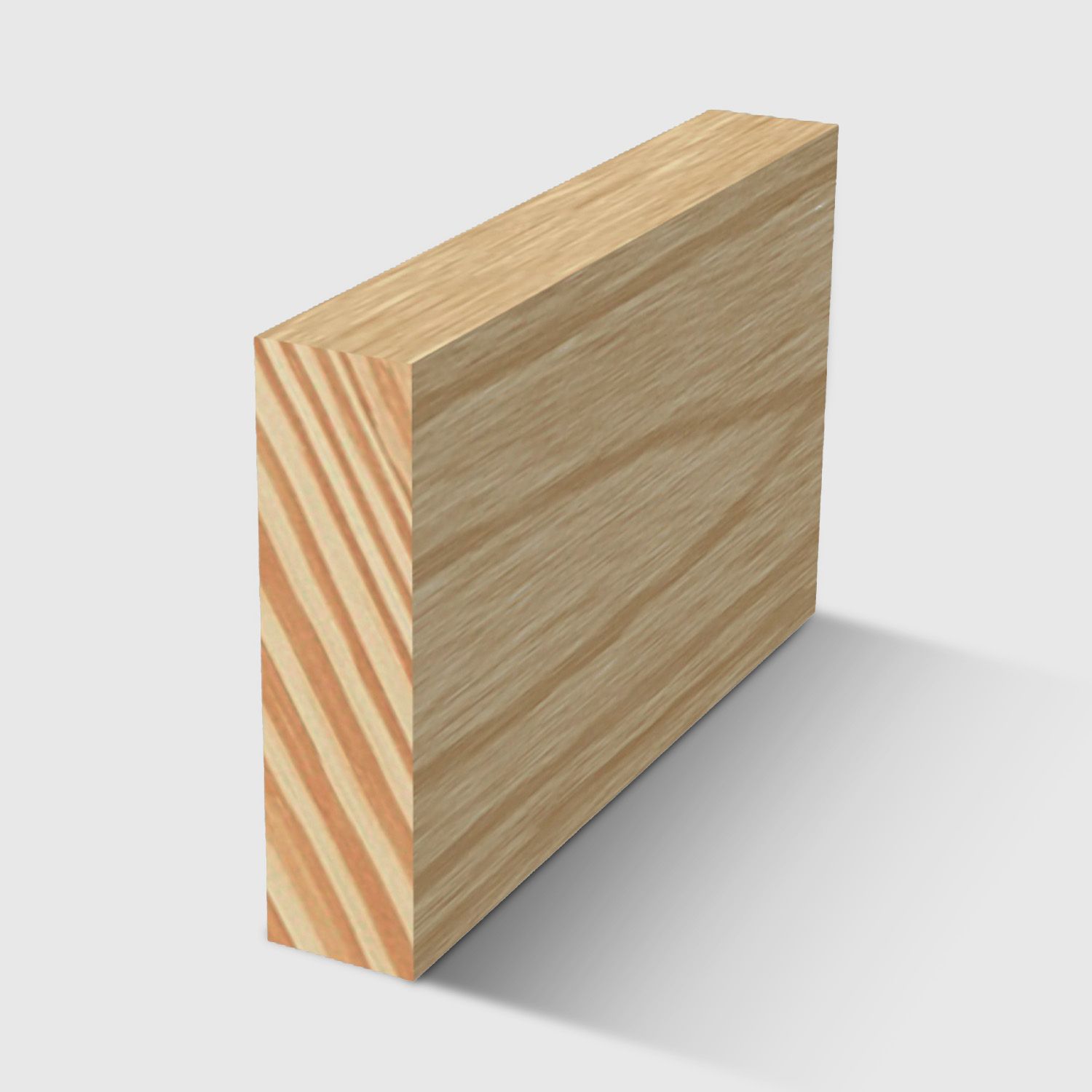 A rectangle moulding in Clear Pine 30 x 8mm