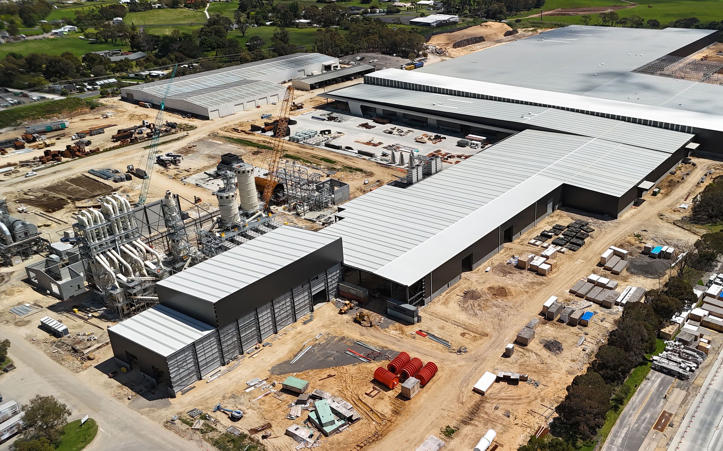 Aerial Shot of Mt. Gambier Facility