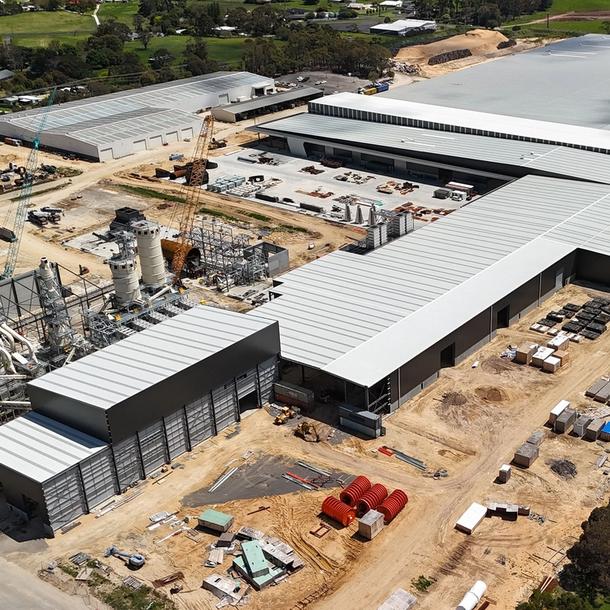 Aerial Shot of Mt. Gambier Facility