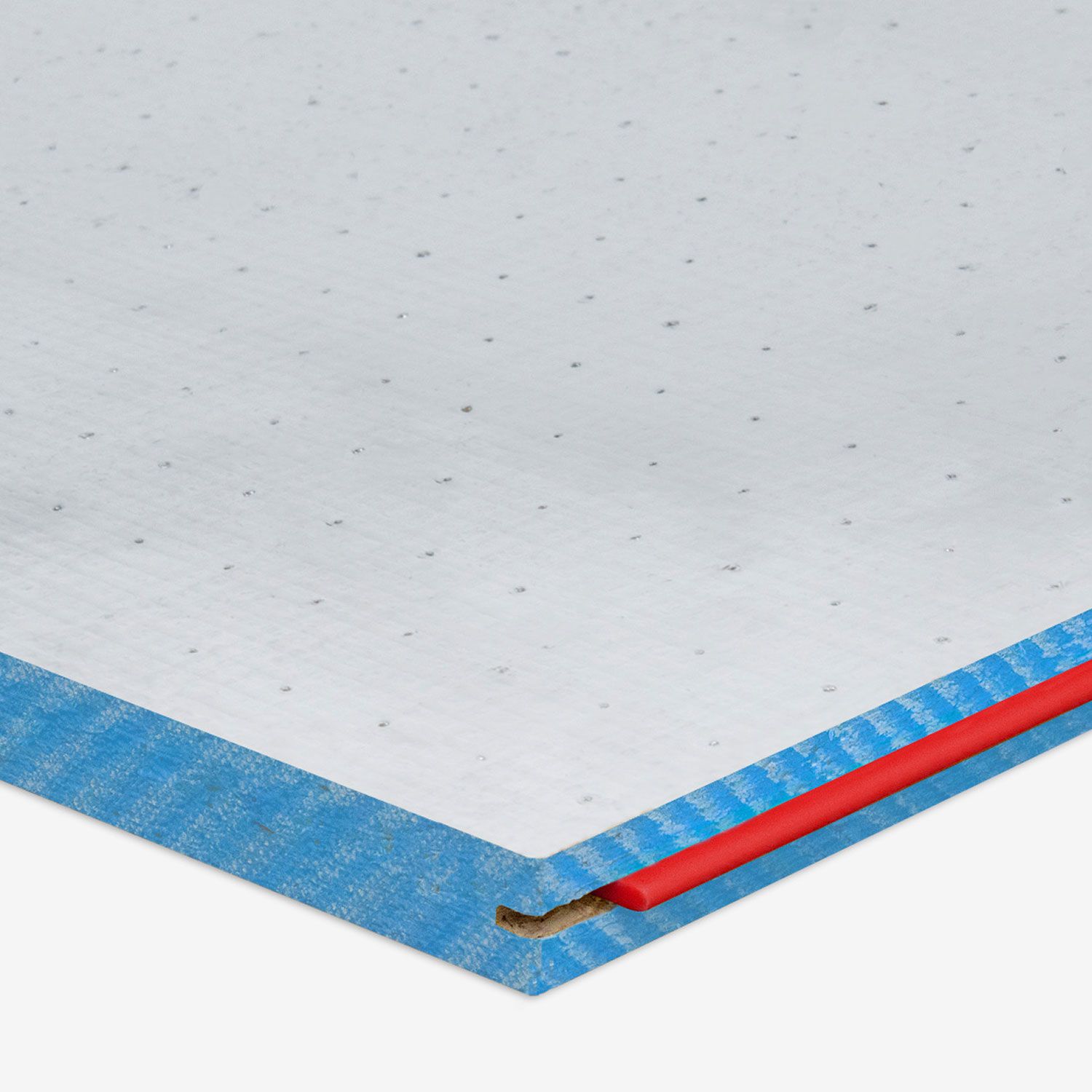 A close-up photo of a corner of a STRUCTAflor Ultimate panel