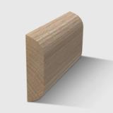 A timber moulding with a curved top and bottom in Tasmanian Oak 30 x 8mm