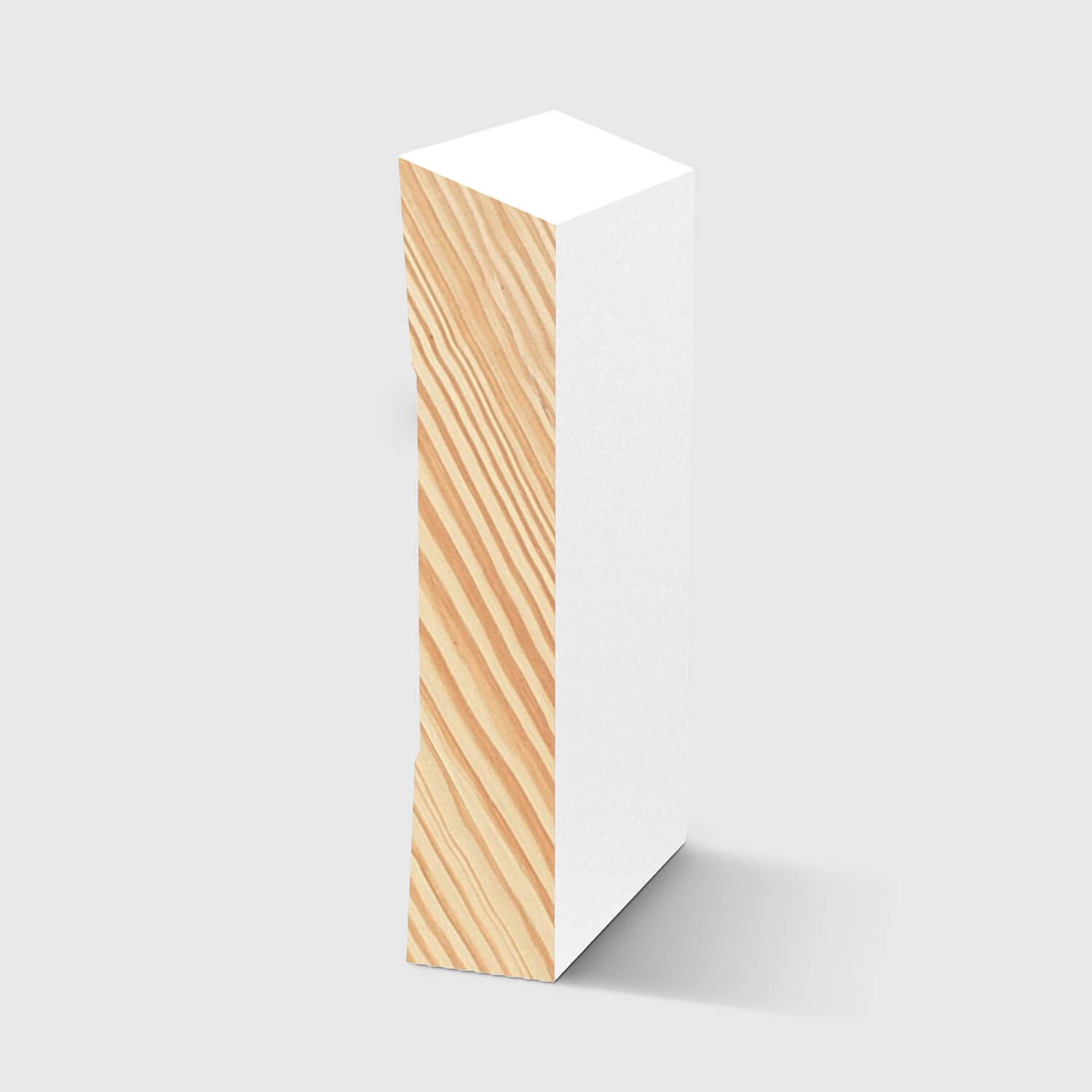 A detailed, beveled timber moulding in Timber Primed FJ Pine 92 x 18mm