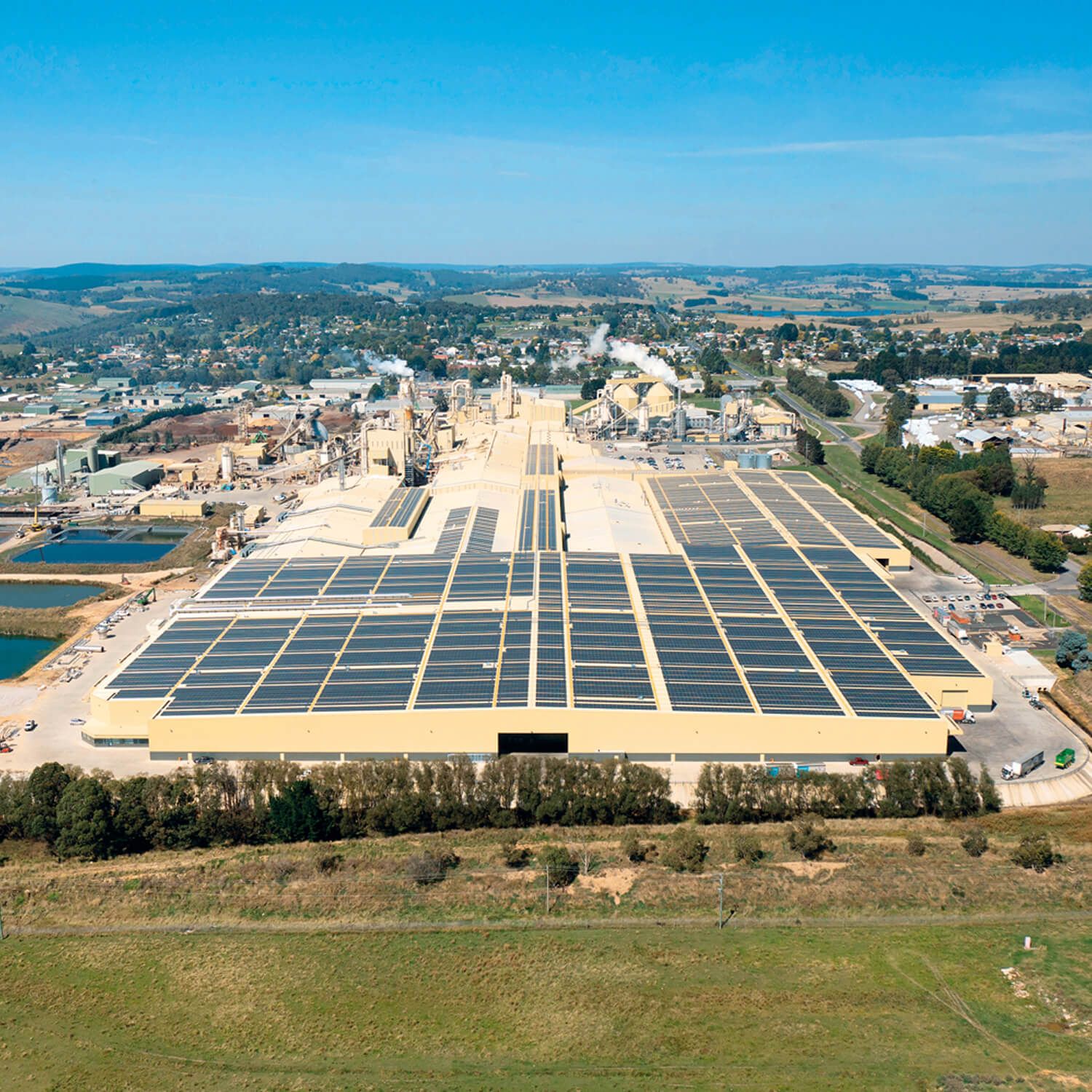 Aerial shot of the Oberon Facility