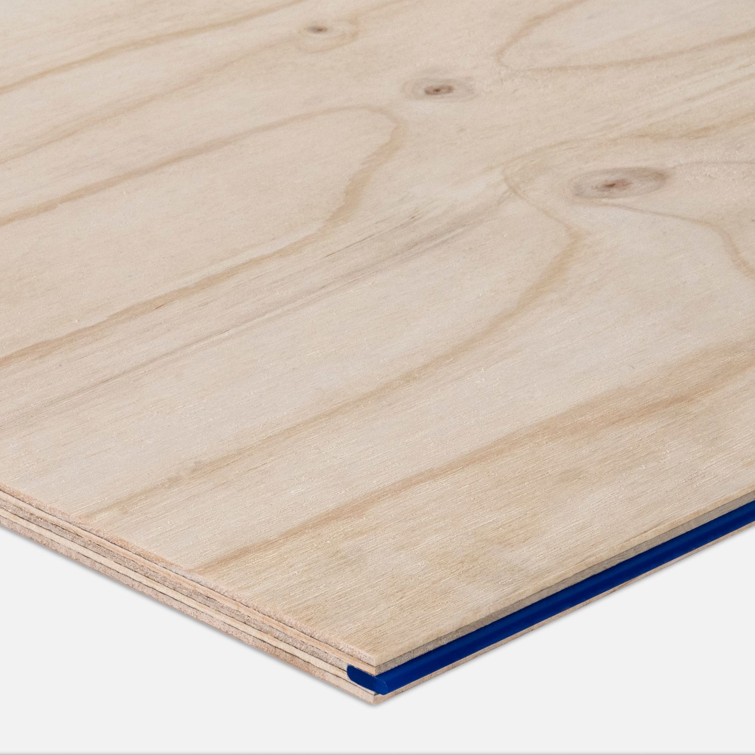 Close-up of a corner of STRUCTAply™ Flooring 12mm